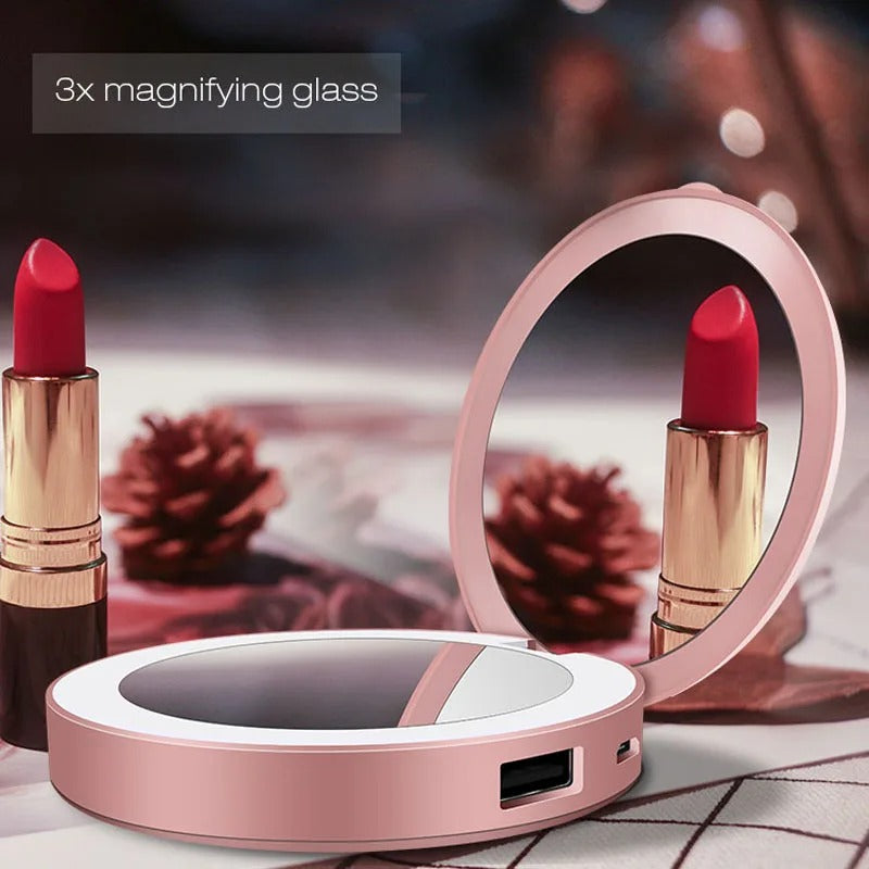 Compact Mirror Phone Charger