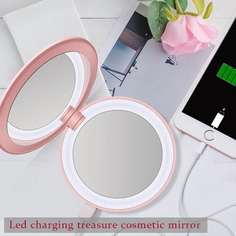 Compact Mirror Phone Charger